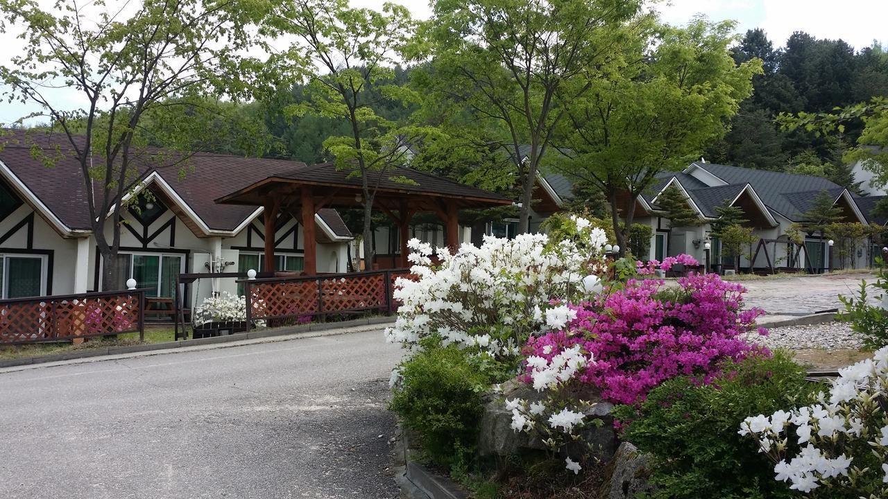 Pyeongchang Iris Pension Exterior foto